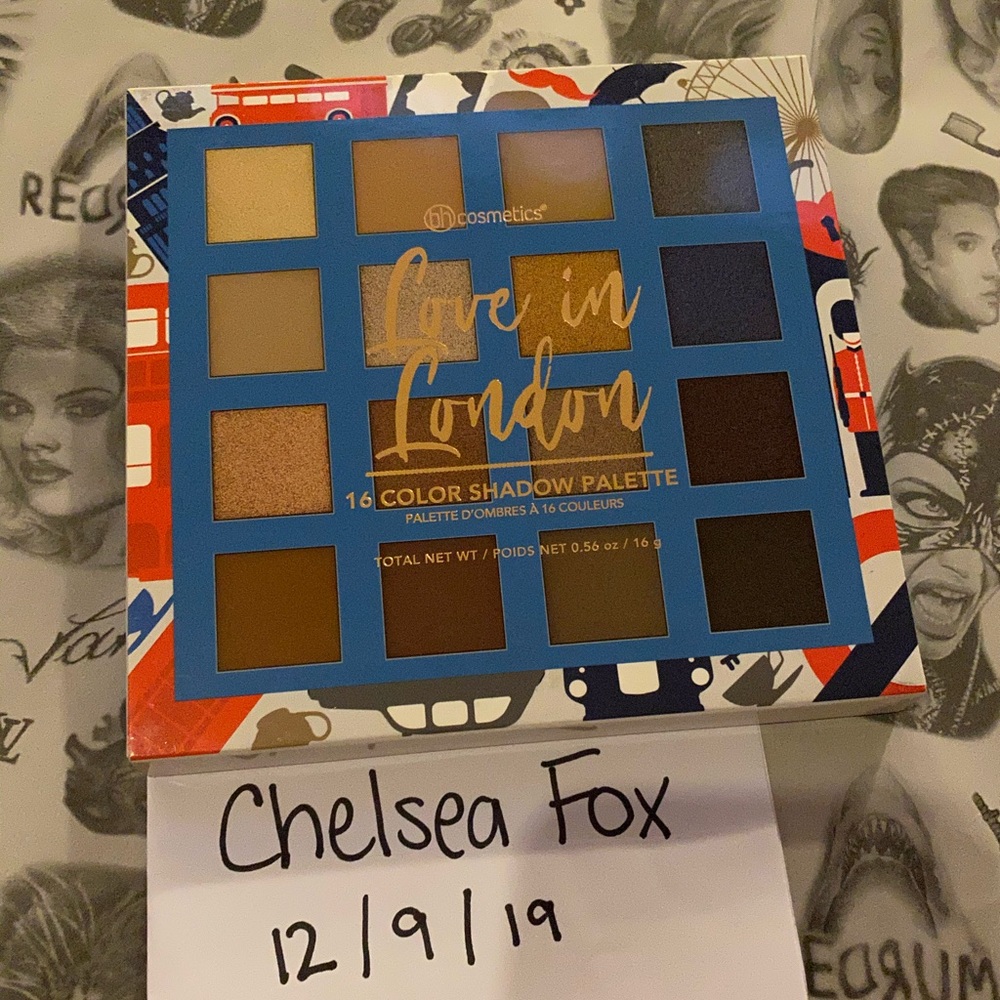 BH Cosmetics Love in London Palette